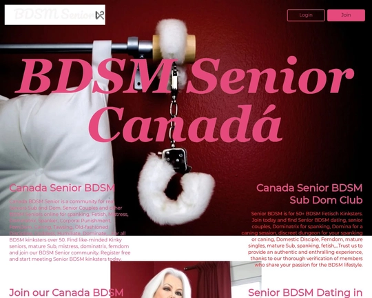 BDSM Senior Canada Logo
