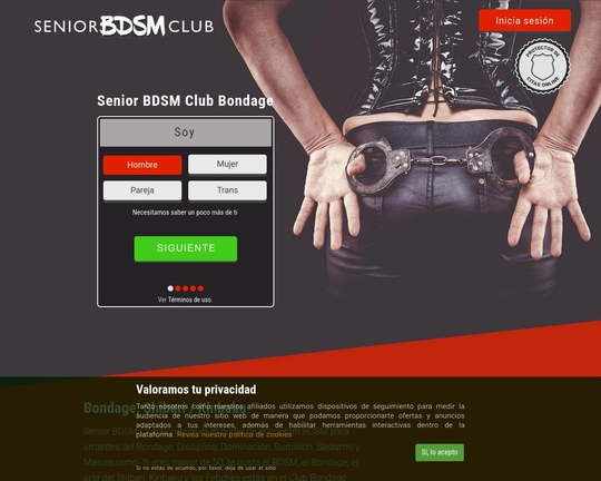 Senior BDSM Club Bondage Logo