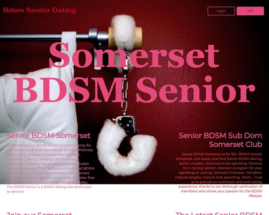 Somerset BDSM Senior Contacts Logo
